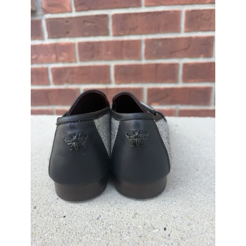$470 BOUGEOTTE Women’s Loisir  Gomme panelled Penny loafers 37 EU Italy Made